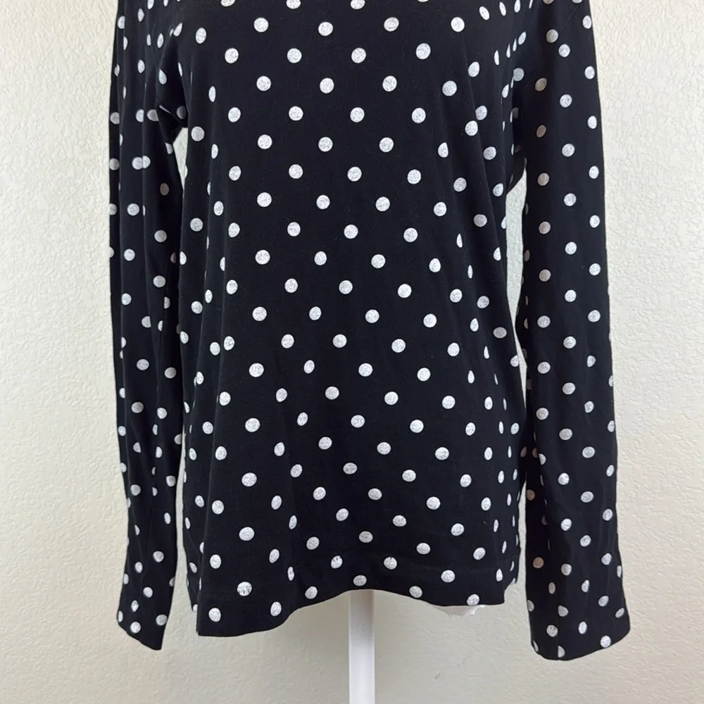 Comme des Garcons Black Shirt with White Polka Dots Size Medium - Picture 4 of 11